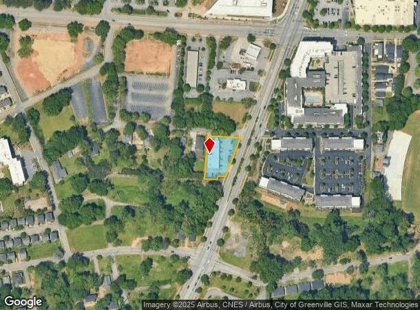  860 S Church St, Greenville, SC Parcel Map