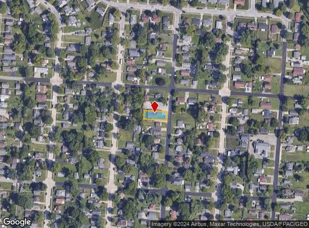  1509 Barney Ave, Dayton, OH Parcel Map