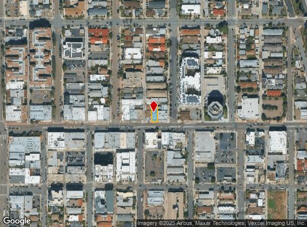  3134 University Ave, San Diego, CA Parcel Map