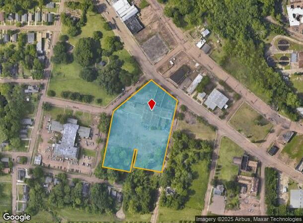  711 W Capitol St, Jackson, MS Parcel Map
