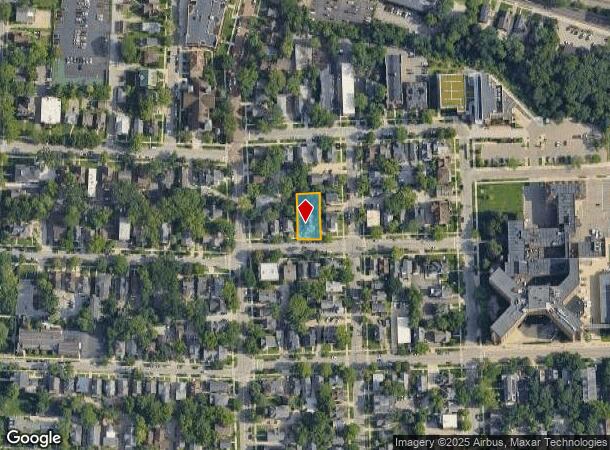  715 Lawrence St, Ann Arbor, MI Parcel Map