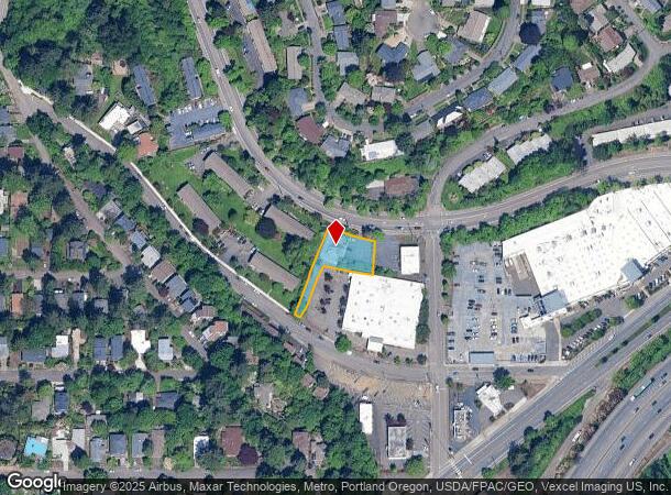  1332 Sw Bertha Blvd, Portland, OR Parcel Map