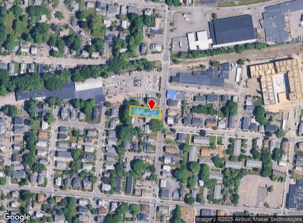  98 Bacon St, Waltham, MA Parcel Map