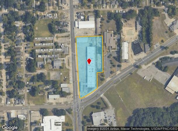  1526 N Foster Dr, Baton Rouge, LA Parcel Map