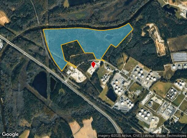 3073 W Oak St, Selma, NC Parcel Map
