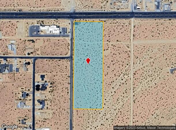  Sunny Vista Rd, Joshua Tree, CA Parcel Map