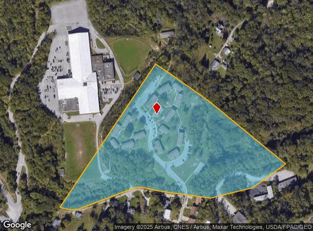 1000 Hillcrest Dr E, Charleston, WV Parcel Map