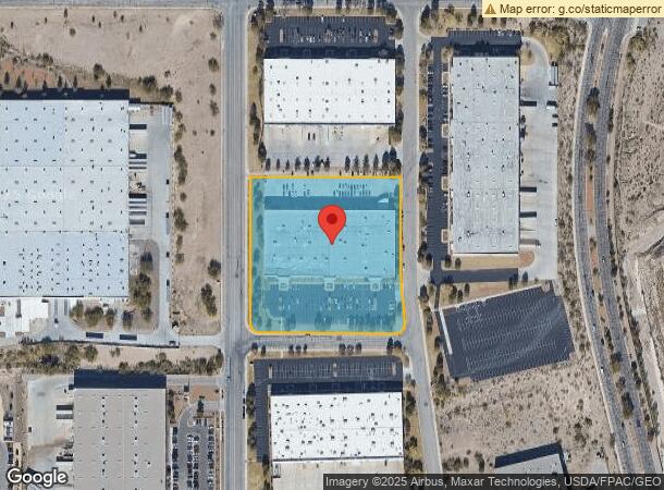  7777 Market Center Ave, El Paso, TX Parcel Map