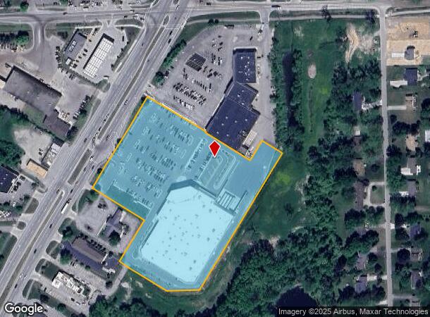  1025 S Lapeer Rd, Lake Orion, MI Parcel Map