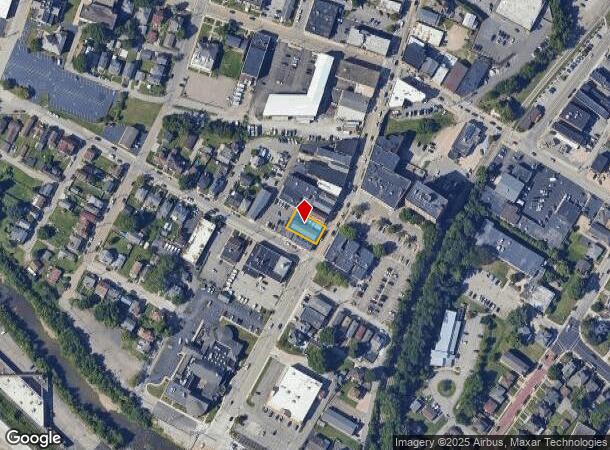  608 Washington Ave, Bridgeville, PA Parcel Map