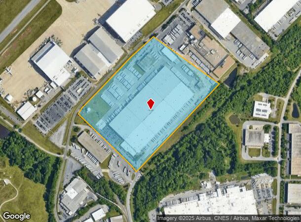 200 Distribution Dr, Greensboro, NC Parcel Map