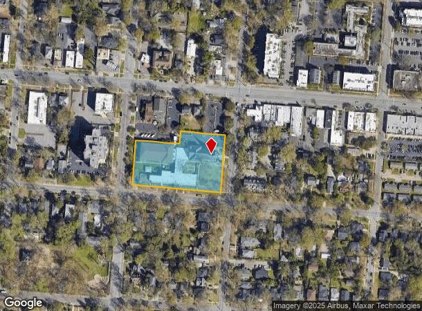 607 Woodrow St, Columbia, SC Parcel Map