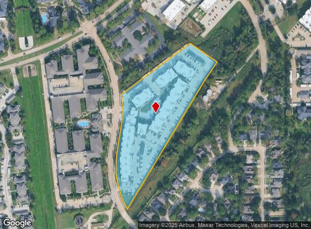 13802 Napoli Dr, Houston, TX Parcel Map