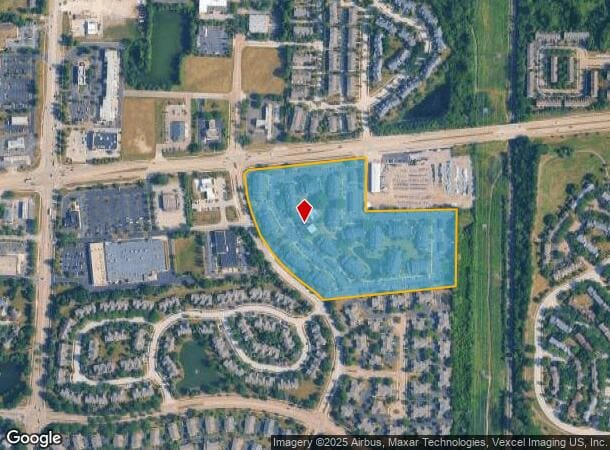 245 N Oakhurst Dr, Aurora, IL Parcel Map