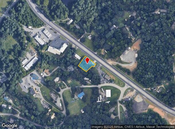  1207 Charlotte Hwy, Fairview, NC Parcel Map