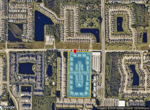 4702 Crew Cir, Melbourne, FL Parcel Map