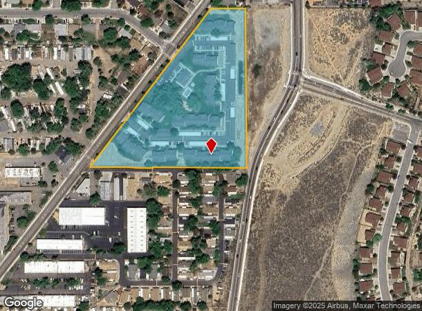  633 Hot Springs Rd, Carson City, NV Parcel Map