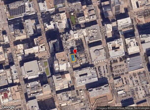  1500 Commerce St, Dallas, TX Parcel Map