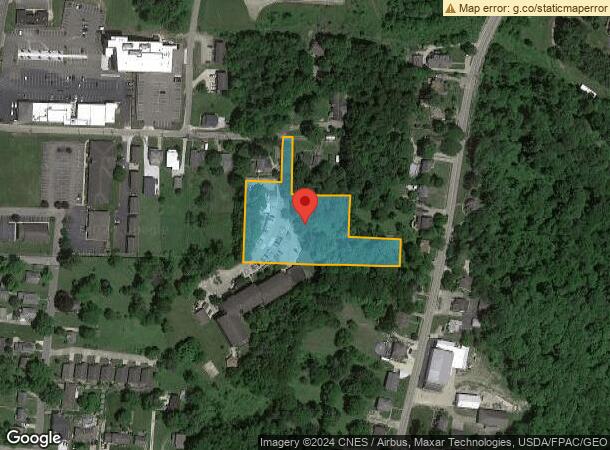  1100 Maple Ct, Cambridge, OH Parcel Map