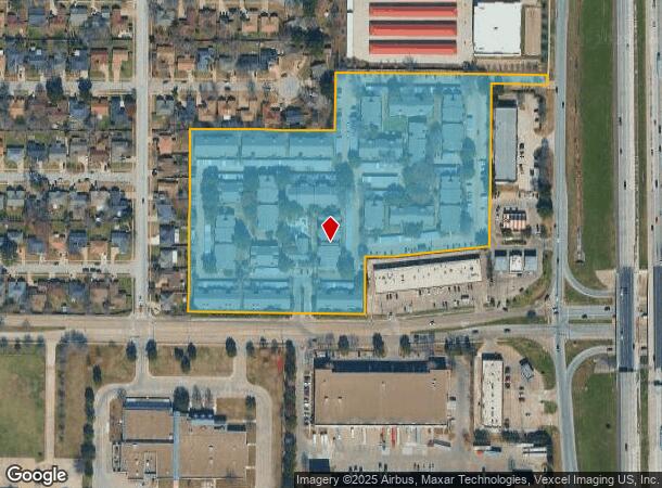 2401 E Mayfield Rd, Arlington, TX Parcel Map