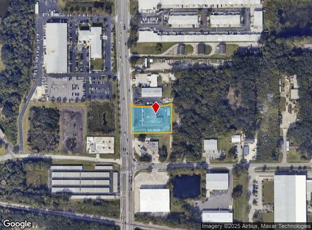  105 N Falkenburg Rd, Tampa, FL Parcel Map