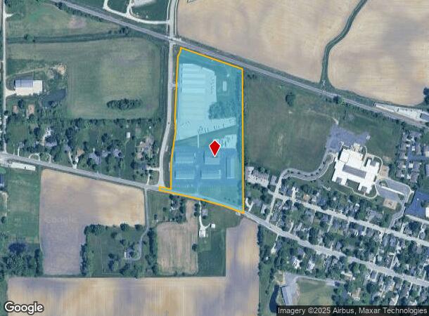 2556 E Us Highway 136, Pittsboro, IN Parcel Map