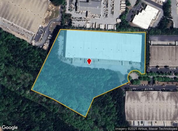  1600 Distribution Ct, Lithia Springs, GA Parcel Map