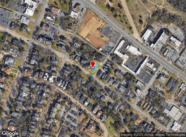  1055 Walnut St, Macon, GA Parcel Map