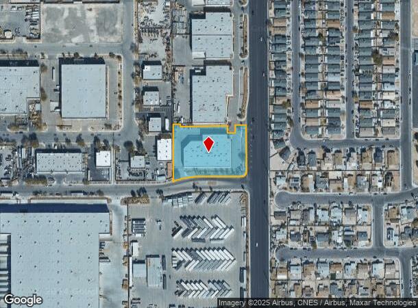  3835 N Pecos Rd, North Las Vegas, NV Parcel Map