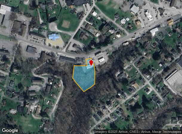 1614 Locust Ave, Fairmont, WV Parcel Map