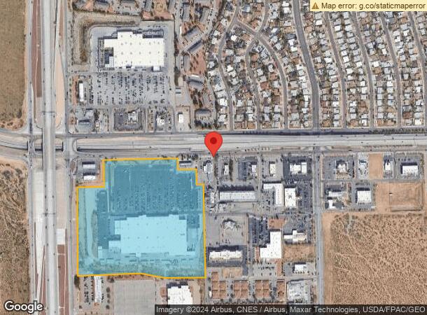  4610 Woodrow Bean, El Paso, TX Parcel Map