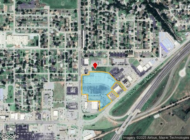  310 N Washington St, Weatherford, OK Parcel Map