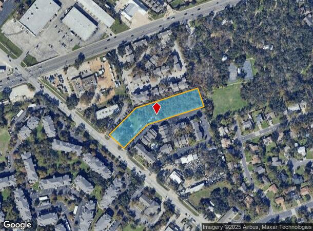 13363 Pond Springs Rd, Austin, TX Parcel Map