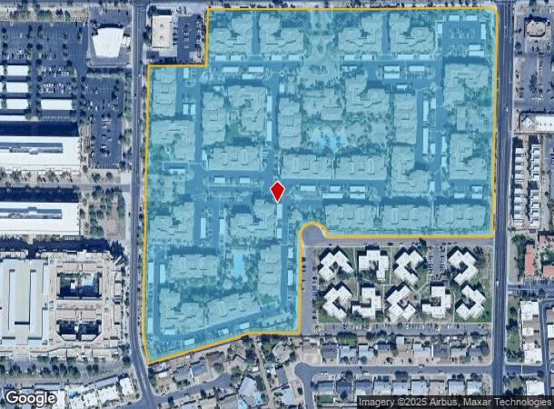 7501 E Mcdowell Rd, Scottsdale, AZ Parcel Map