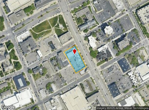  4747 Woodward Ave, Detroit, MI Parcel Map