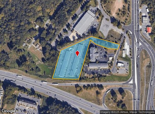 1721 Broadcast St, Gastonia, NC Parcel Map