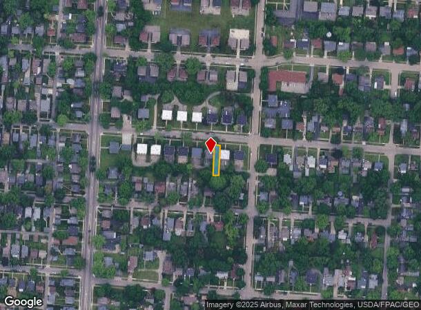  554 Hadley Ave, Dayton, OH Parcel Map