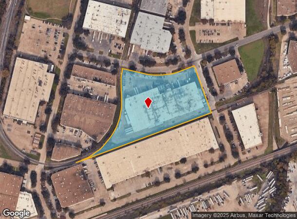 9650 Chartwell Dr, Dallas, TX Parcel Map