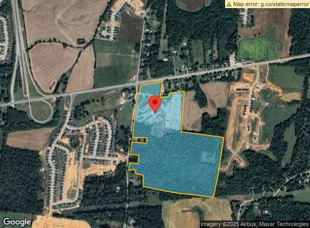  849 S Liberty Church Rd, Clarksville, TN Parcel Map