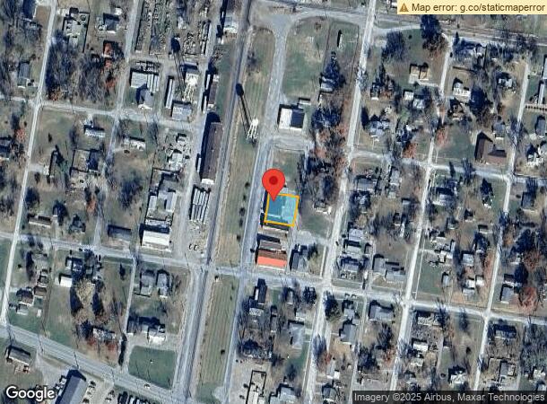  156 N East Railroad St, Ashley, IL Parcel Map