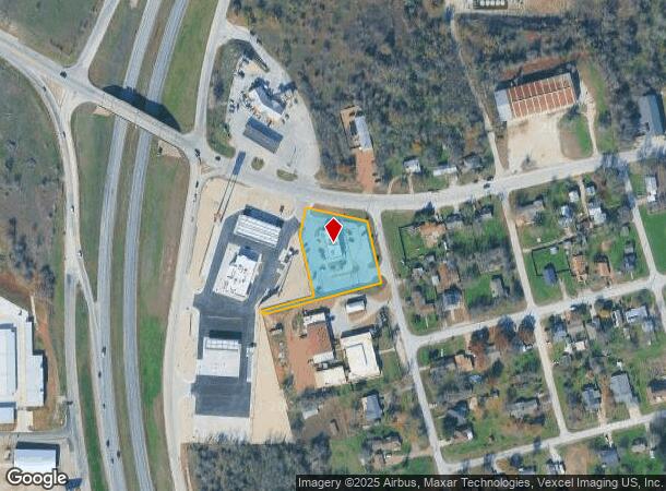  201 N School Rd, Rhome, TX Parcel Map
