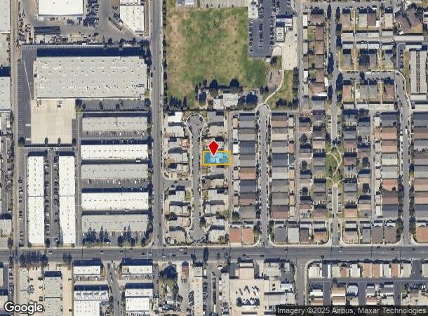 17412 Dairyview Cir, Huntington Beach, CA Parcel Map