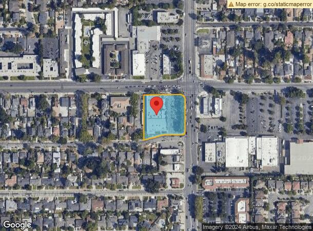  1601 Meridian Ave, San Jose, CA Parcel Map