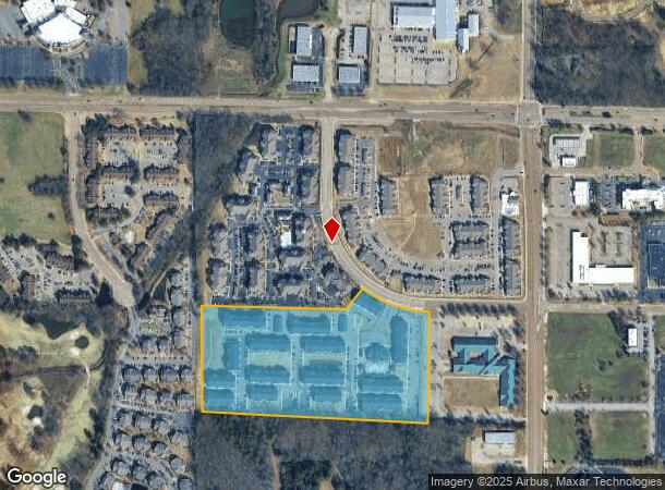  8993 Crestwyn Hills Dr, Memphis, TN Parcel Map