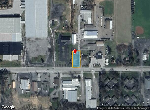 8616 Main St, Honeoye, NY Parcel Map