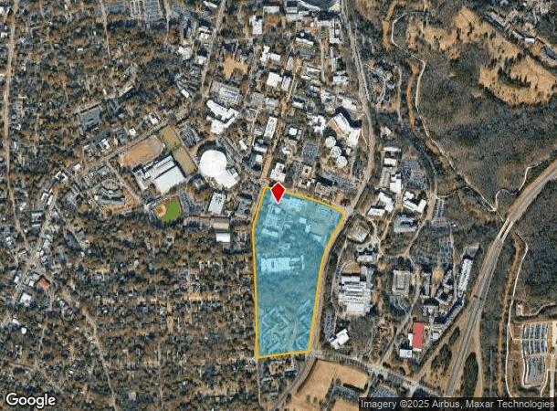  501 D W Brooks Dr, Athens, GA Parcel Map