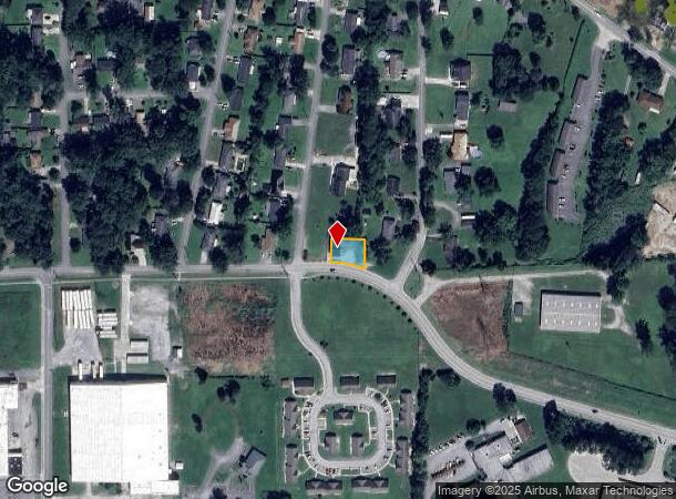 665 Patterson Ave, Fort Oglethorpe, GA Parcel Map