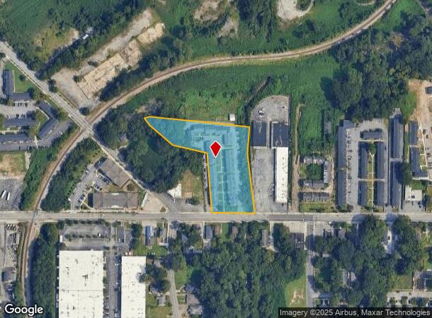 1247 Joseph E Boone Blvd Nw, Atlanta, GA Parcel Map