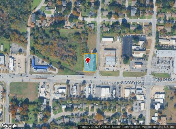 1800 W University Dr, Denton, TX Parcel Map