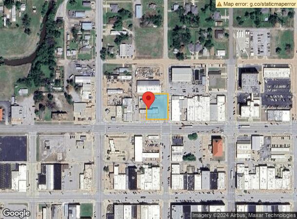  502 W Choctaw Ave, Chickasha, OK Parcel Map